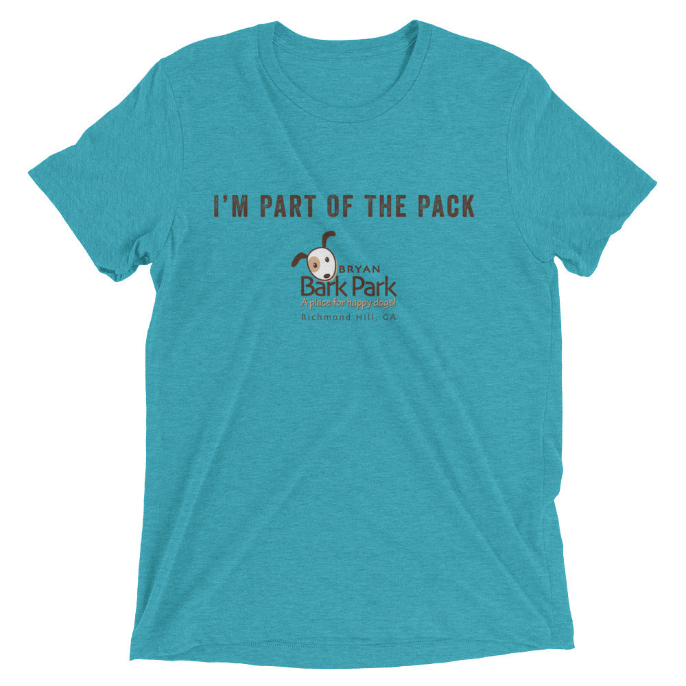 I'm part of the pack, part of the pack, Dog Pack T-shirt, Bark Park T-shirt, Bryan Bark Park, Dog T-Shirt